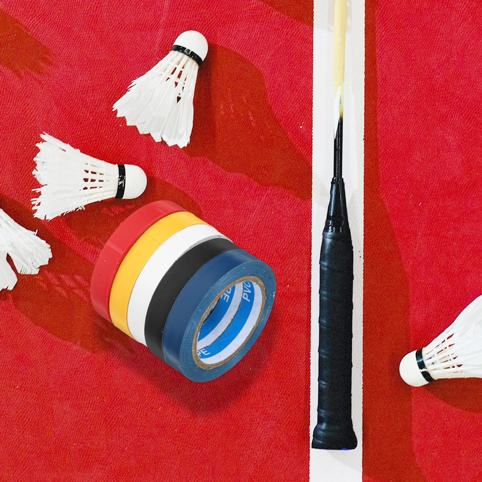 

5 Rolls Drumstick Tape Grip Wrap Bands Anti-Slip Sweat-Absorbing Tape for Drum Stick Percussion Instruments Drum Stick Wrap