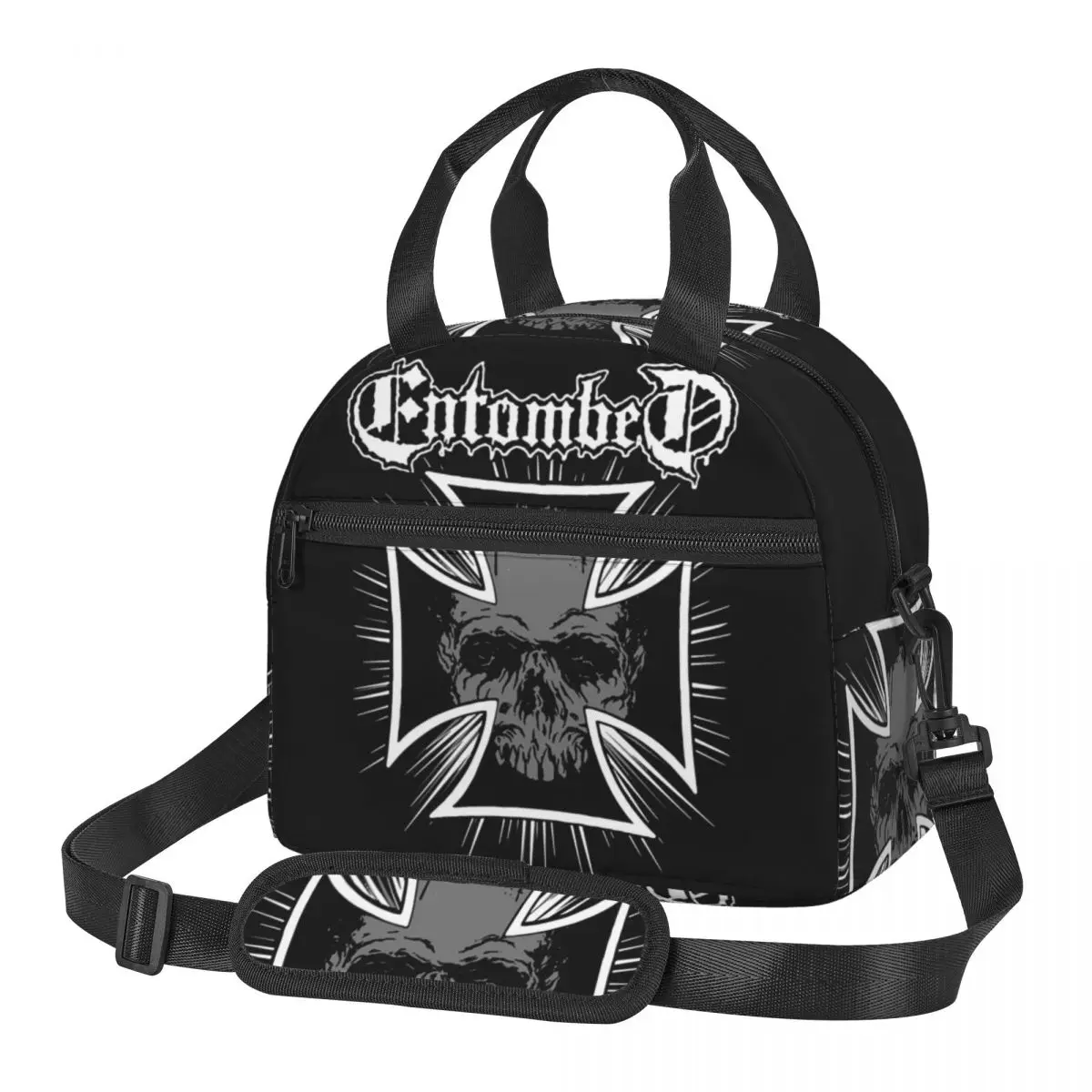 West Coast Iron Cross Choppers Lunch Bags Insulated Bento Box Resuable Lunch Tote Picnic Bags Thermal Bag for Woman Girl