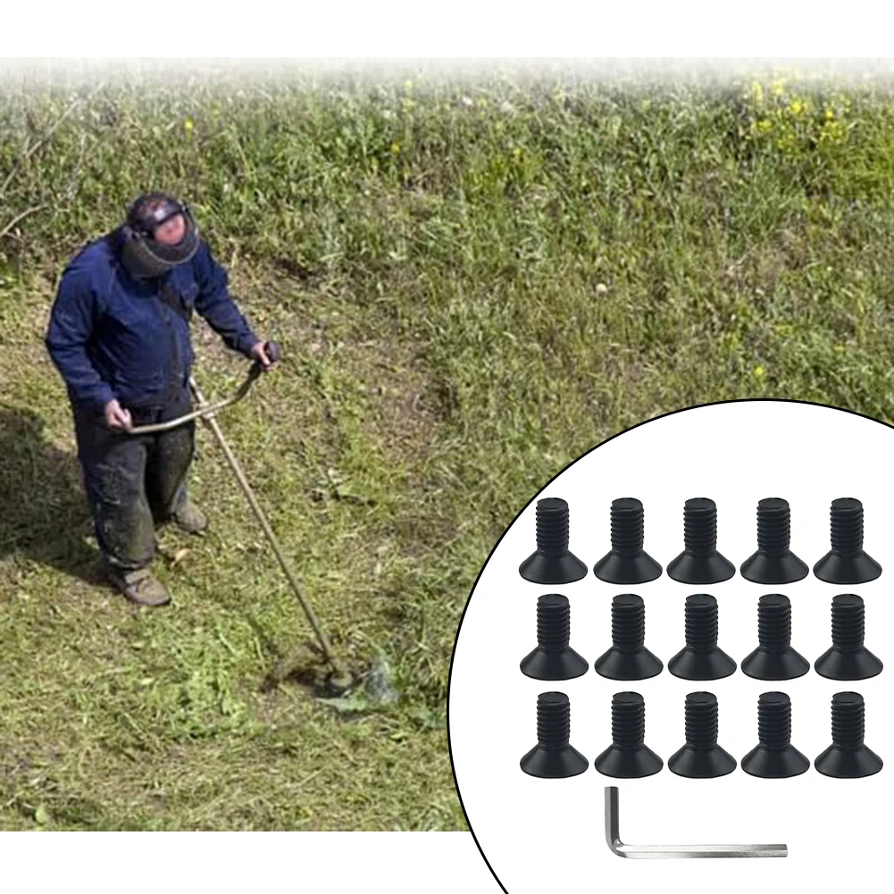 Garden Tool Accessory Grass Trimmer Head Garden Maintenance Easy Install Brush Cutter Screws For Brush Cutters
