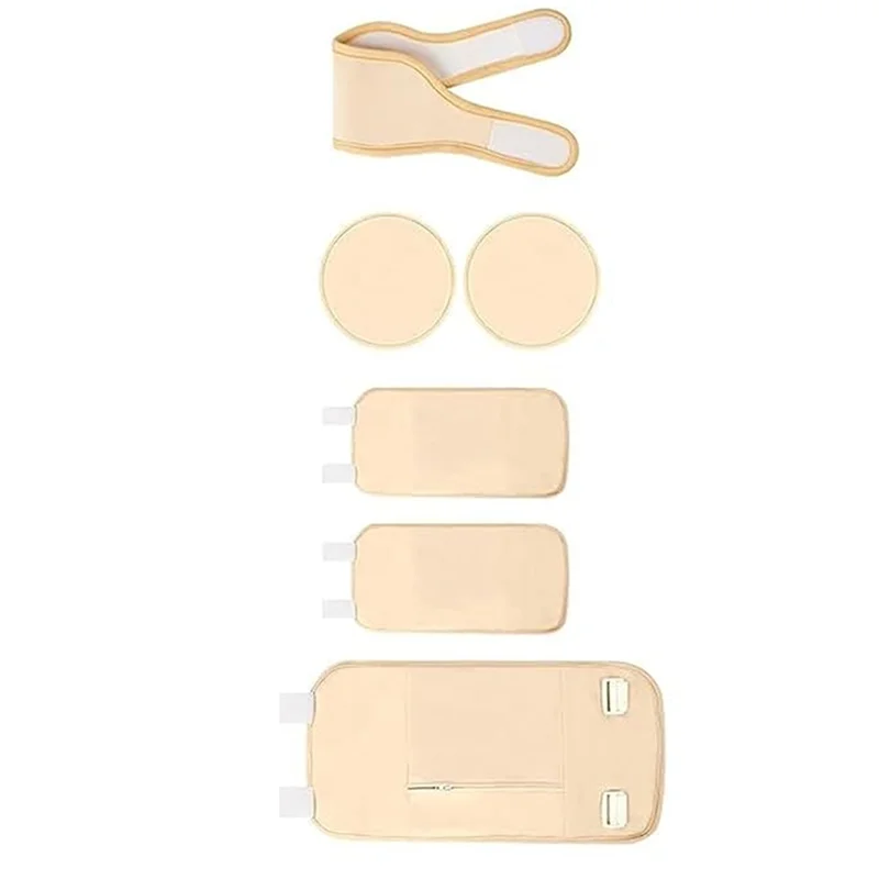 KEOL-6Pcs kit de cuidados com o óleo essencial reutilizável kit de cuidados com o óleo essencial lã macia sono auto condicionamento ajuda pacote orgânico envoltório kit