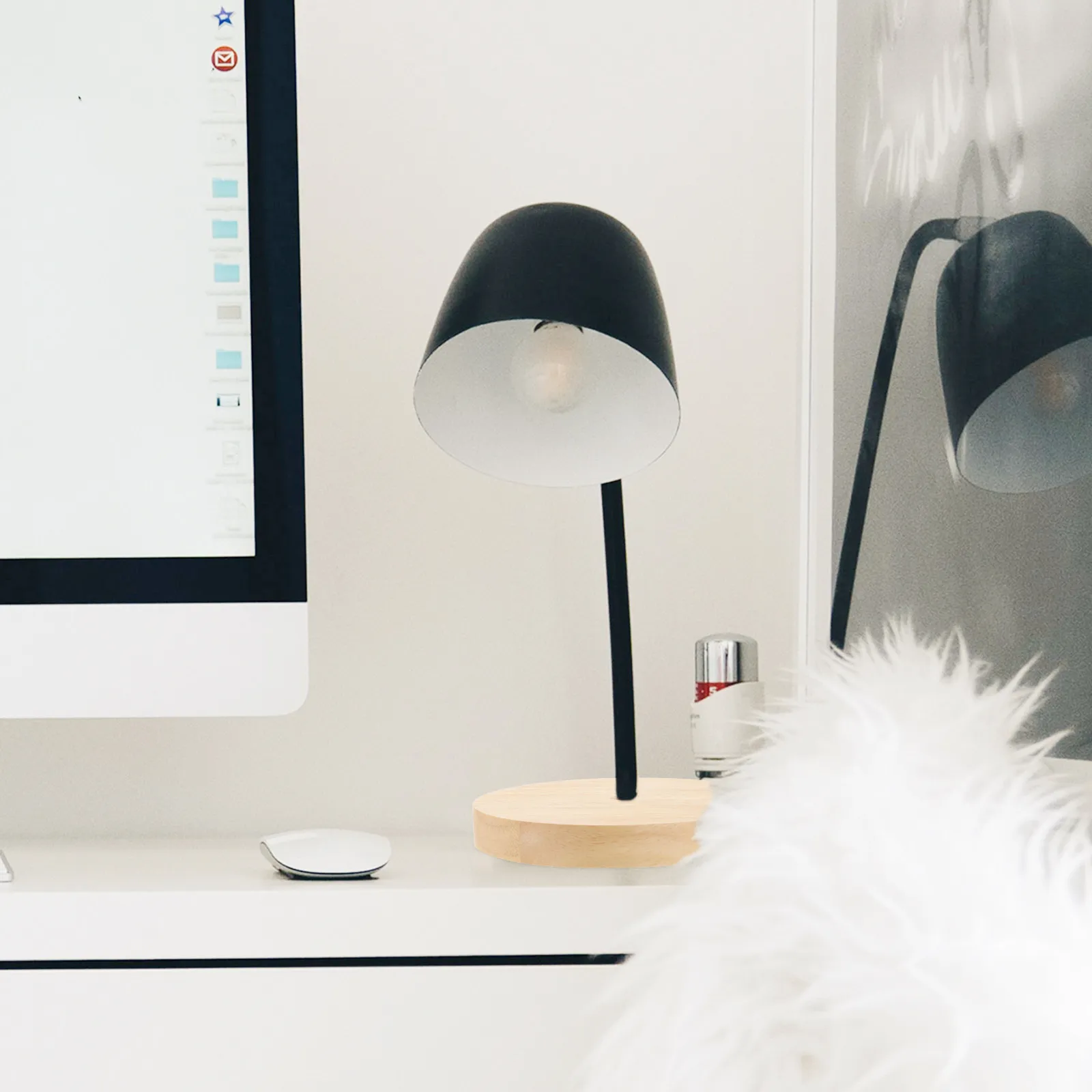 

Подставка для настольной лампы из массива дерева со светодиодной подсветкой, круглая, устойчивая, с плоским основанием, для кабинета, спальни, гостиной, ночника, для демонстрации