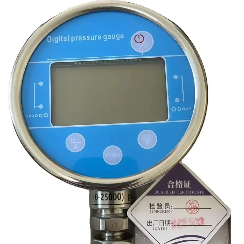 100mm Digital Hydraulic Manometer Accurate Pressure Gauge with 0.02 Precision
