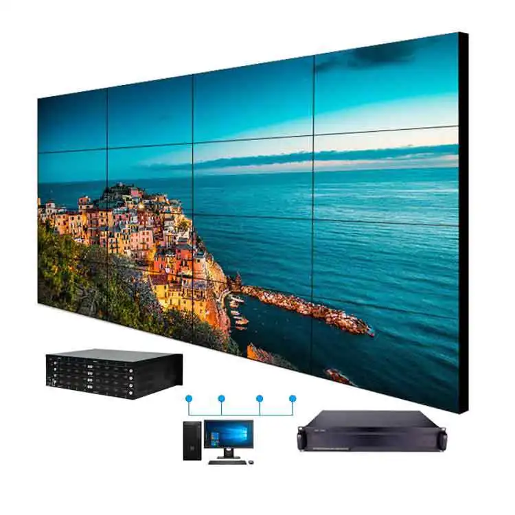 

46inch Ultra-Narrow Border Large LCD Patchwork Screen IP65 Indoor Exhibition Hall Elevator M onitoring Self-Service Business