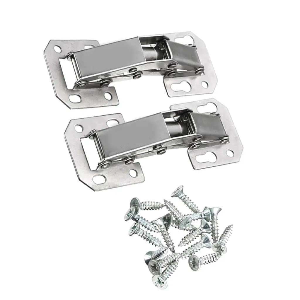 2 Pieces 3' Damper Hydraulic Slow Shut Cabinet Door Hinges Furniture Hardware