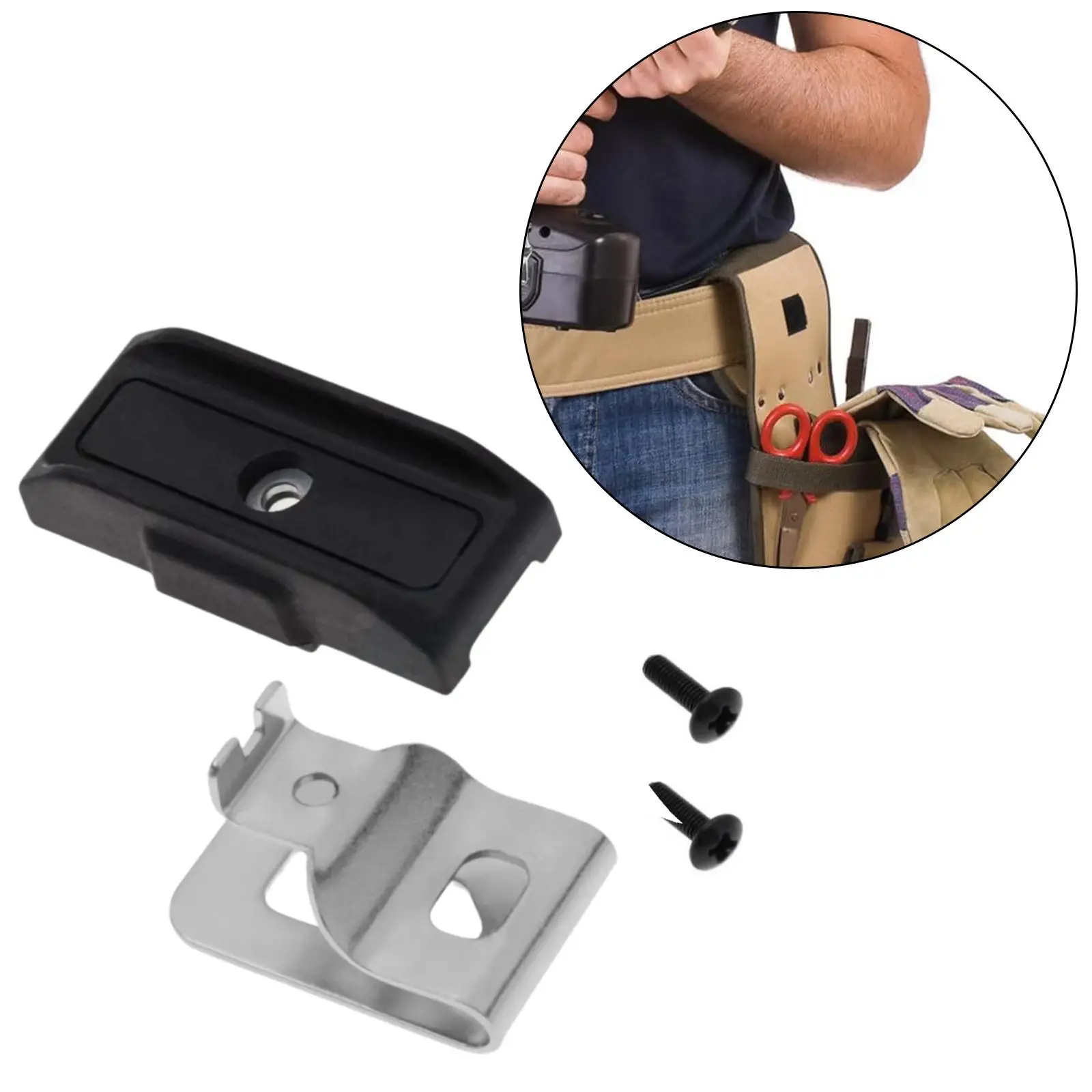 Replacement Belt Clip Hook Fits 20V Power Tools Power Tools Accessories Easy to Install Sturdy Drill Clips Tool Hook for N268241