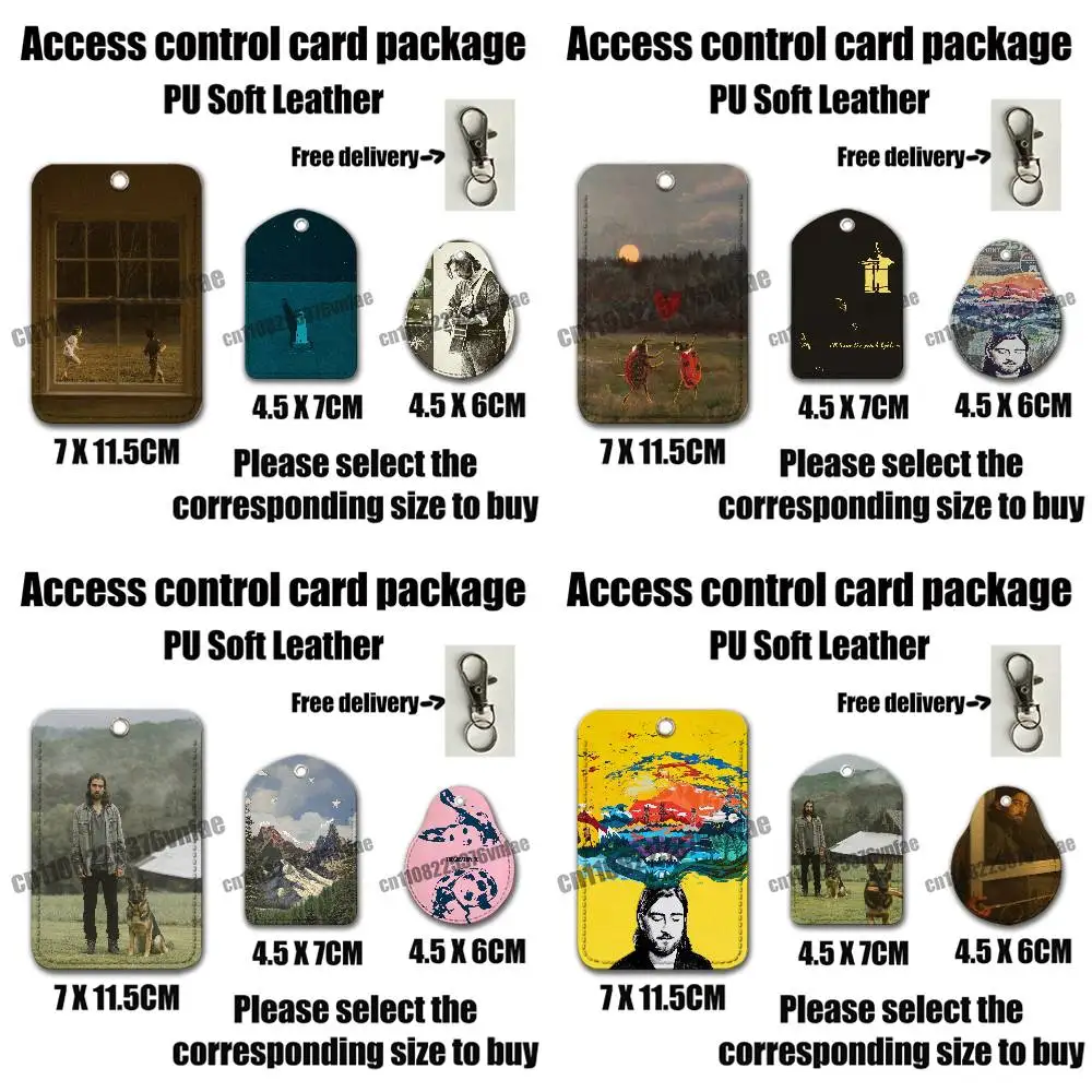 For Noah Kahan The Great Divide Stick Season For AirTag Card Holder Cover ID Clips Credit Bank Access Bus Electric Keychain