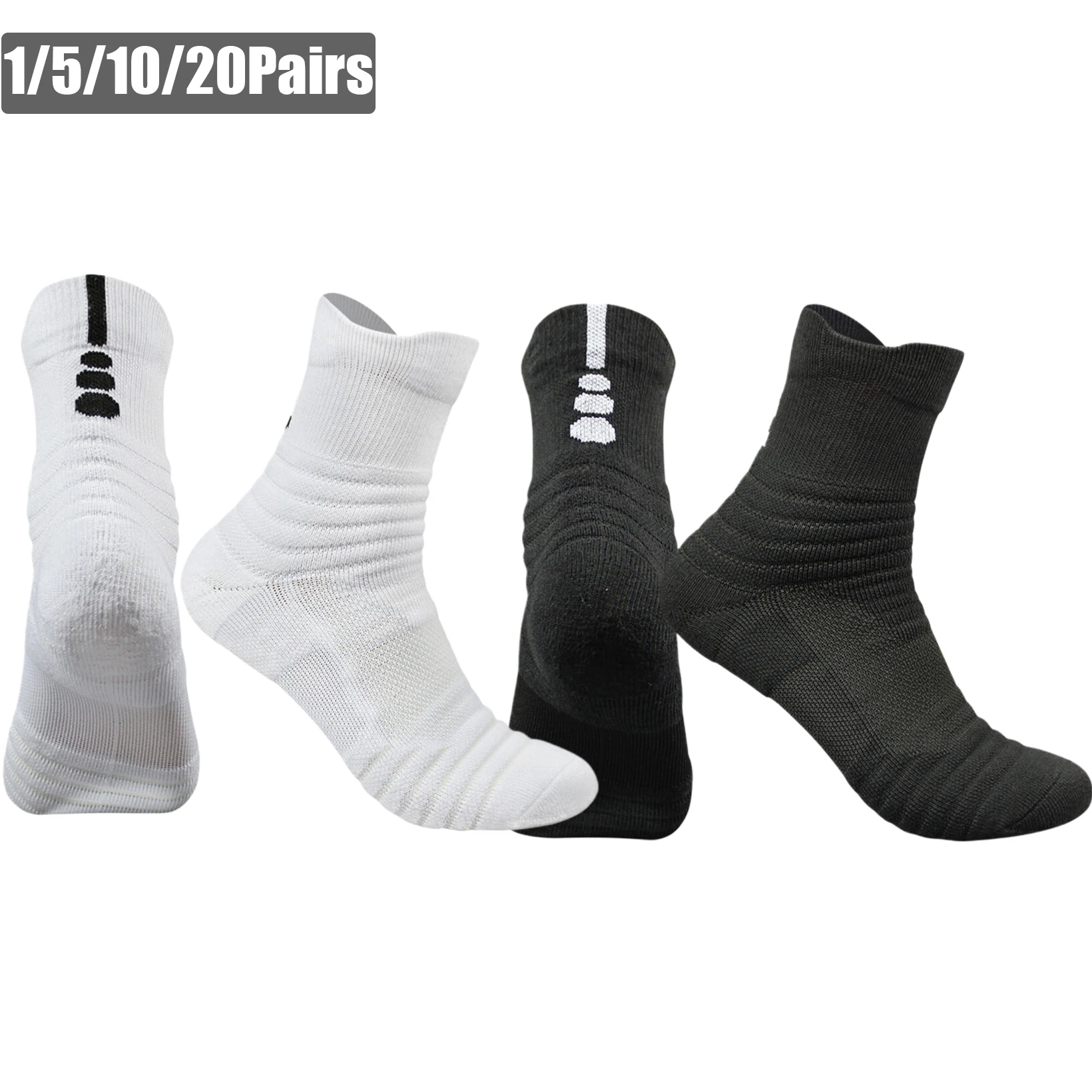 

Спортивные носки для мужчин и женщин с нескользящей ручкой, футбол, баскетбол, бейсбол, регби, футбол, велоспорт, бег, скейтборд, упражнения