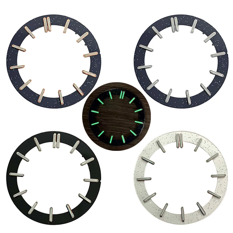 NH70 31.8mm transparent dial for NH70 movement NH35 movement-specific green luminous circular dial accessory