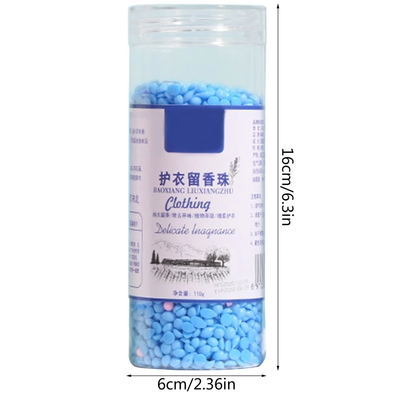 2024 New Laundry Beads 110g Bottle Lavender Lemon Essential Sweat Removing Agent for Women Teenager Girls Man Scent Accessory