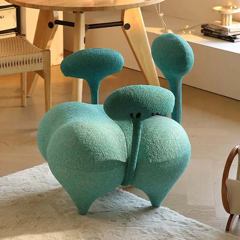 Crème Wind Fauteuil Enkele Luie Armleuning Rugleuning Stoel