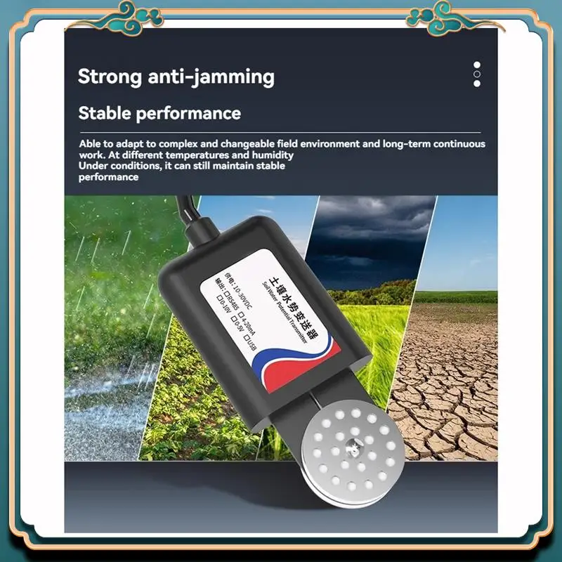 

(New)-Soil Heat Flux Transmitter Sensor Soil Water Potential Sensor Forhydrological Ecology Determination Smart Agriculture