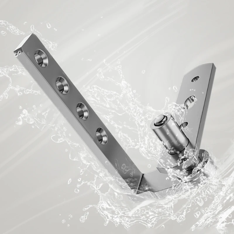 

2/4/8Pcs Stainless Steel Hinge Automatic Reset Door Connector Bar Rebound Door Half Waist Door Hinge Hardware Accessories