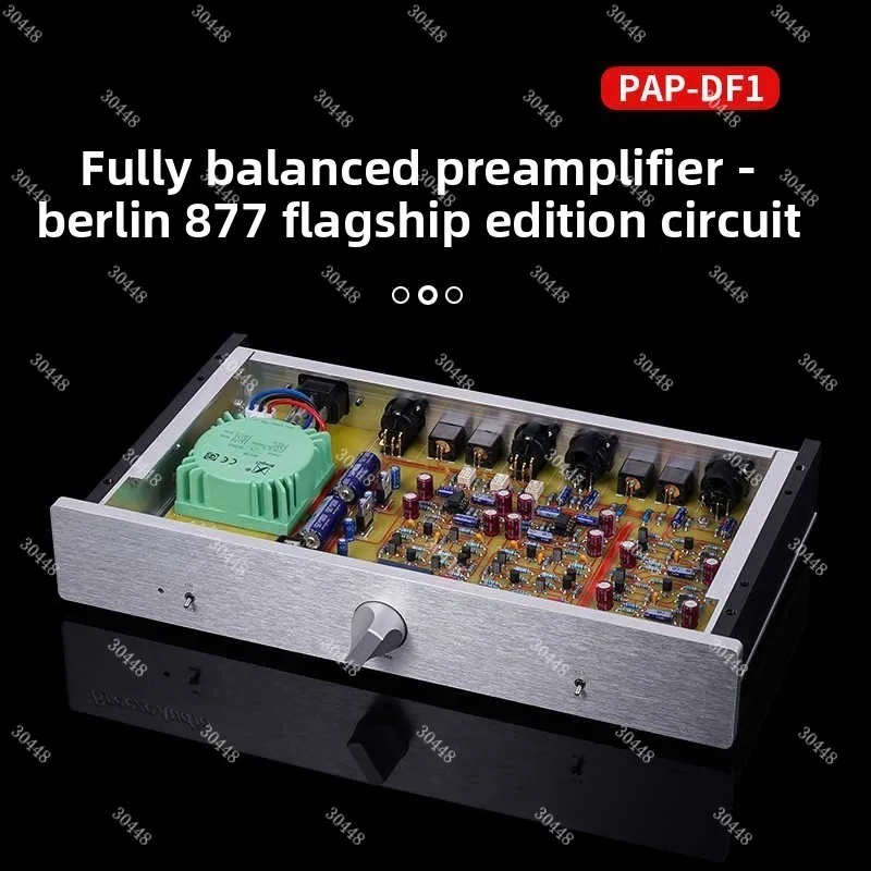 Audio Fully Balanced Preamplifier PAP-DF1 Flagship Edition Signal Amplifier Audiophile Grade