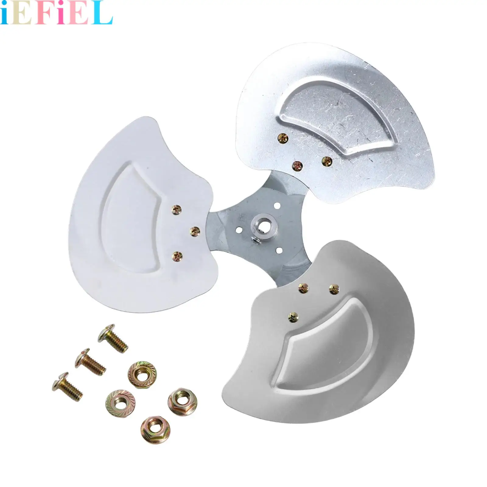 12/14/16inch 3 Leaves Aluminum Fan Blades Industrial Floor Fan Electric Fan Blade Durable Replace Fan Parts Fanner Accessories