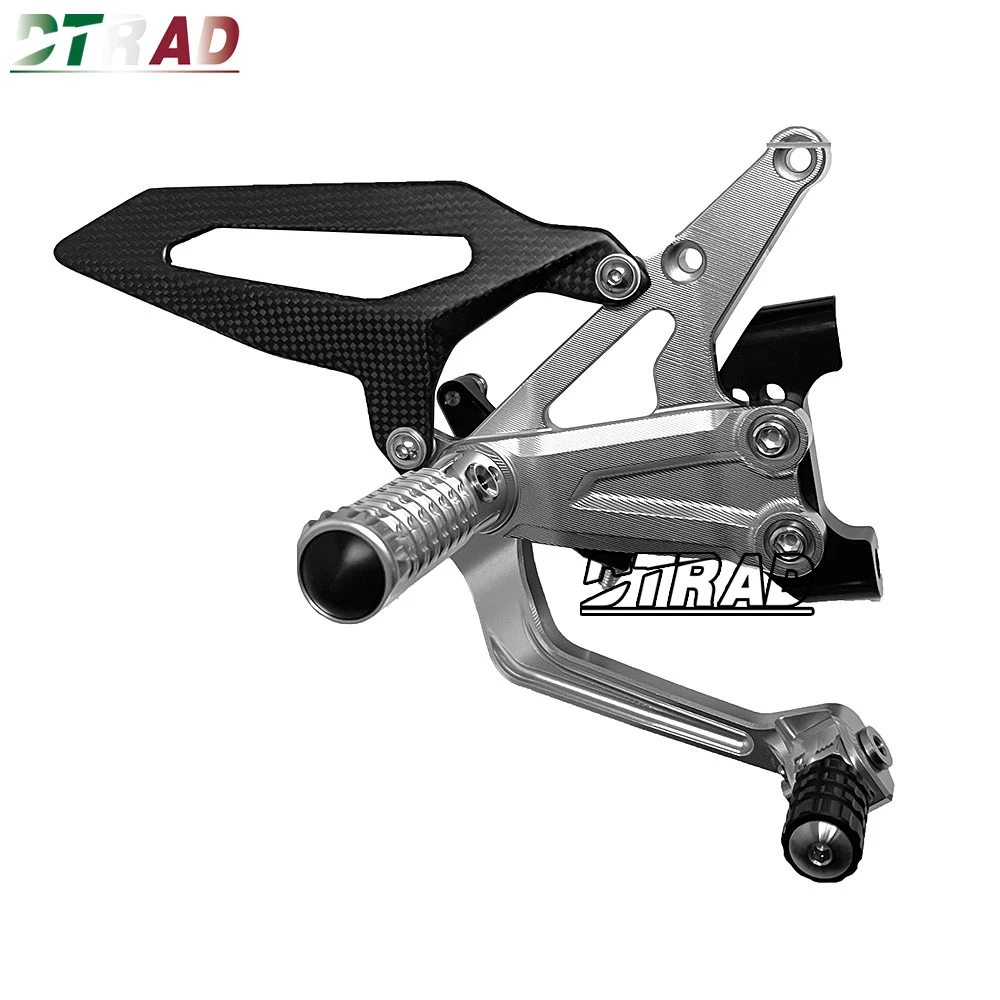 4 Holes Adjustable Rearsets For DUCATI Panigale V2 1199 1299 899 959 Motorcycle Accessories Footrests Foot Rest Pegs Pedals Kits