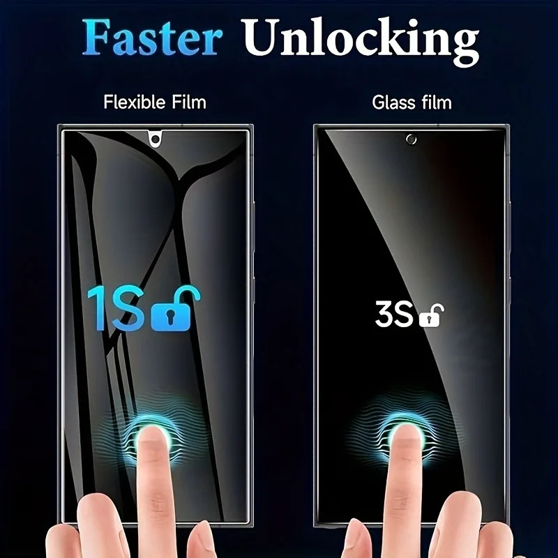 2Packs Privacy Hydrogel Film Screen Protector Film for Samsung Galaxy S25 S24 Ultra S23 S22 S21 Plus Anti-Scratch, Easy Install