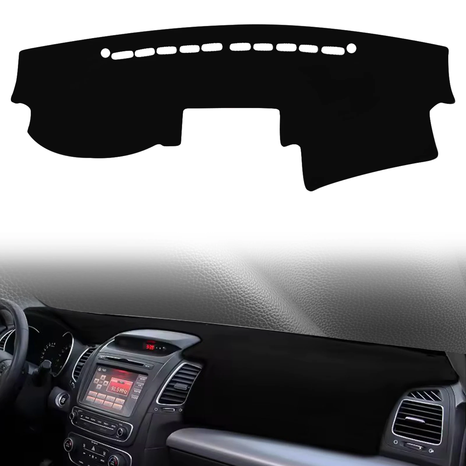 

for Kia Sorento 2013 2014 Car thermal insulation Dashmat Dashboard Cover Pad DashMat Sunshade Protective Carpet Accessories