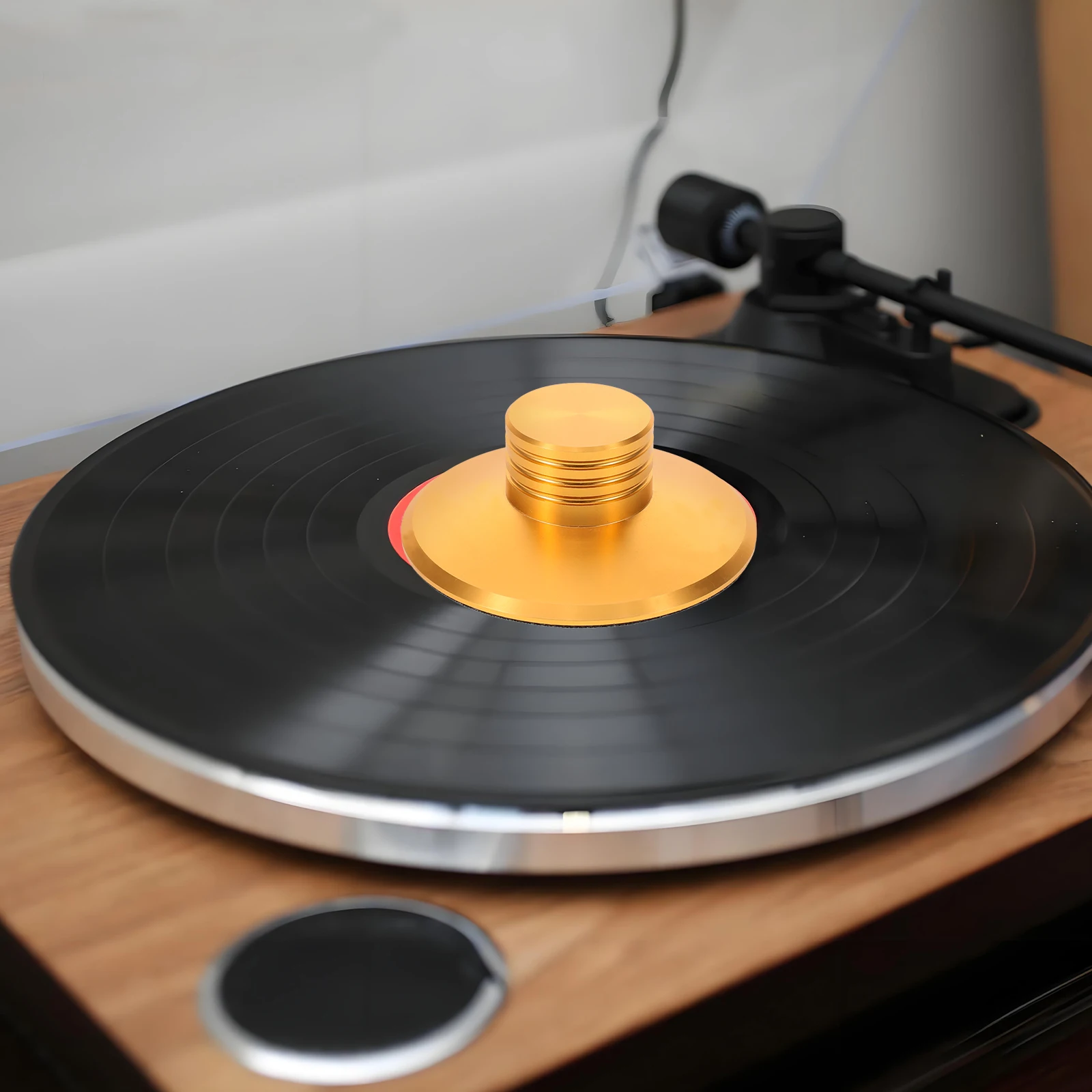

Aluminum Turntable Stabilizer Weight for Vinyl Record Player Anti Vibration Disc Weights Accessories Platform Metal Record