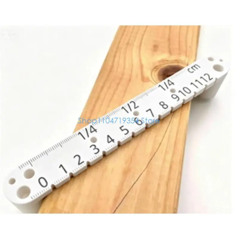 0XLD Woodworking Positioning Tool Center Finder Tool Center Positioning Locators Positioning Ruler Scribing Gauge