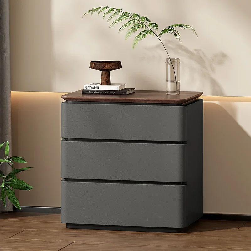 

Модная прикроватная тумбочка премиум-класса, европейский гламур, минималистичная тумбочка для красоты, простое хранилище, мебель для спальни Comodas Quarto YXNS