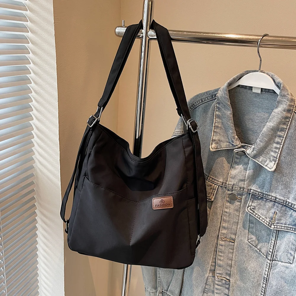 

Women Simple Crossbody Bags Large Capacity Shoulder Bag with Interior Pocket Sling Backpack Shopping Beach Travel Tote Handbag