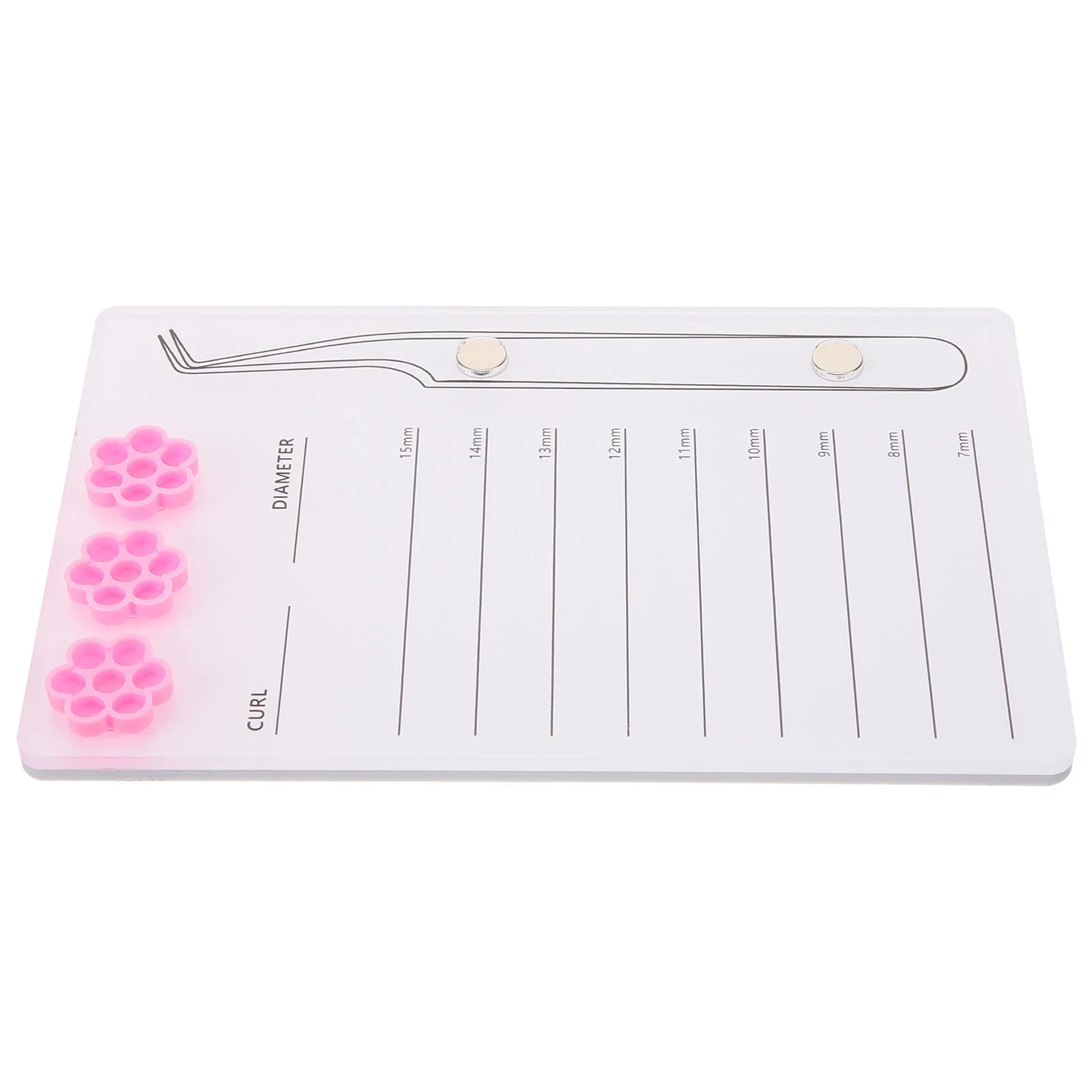 Magnetic Eyelash Board ขนตาปลอม Extension เครื่องมือ Grafting ผู้ถือถาดปลอม