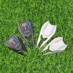 Strumento di riparazione forchetta magnetica per golf Divot True Putt Marker Golf Putting Green Fork Ball con pennarello da golf Accessori per allenamento da golf