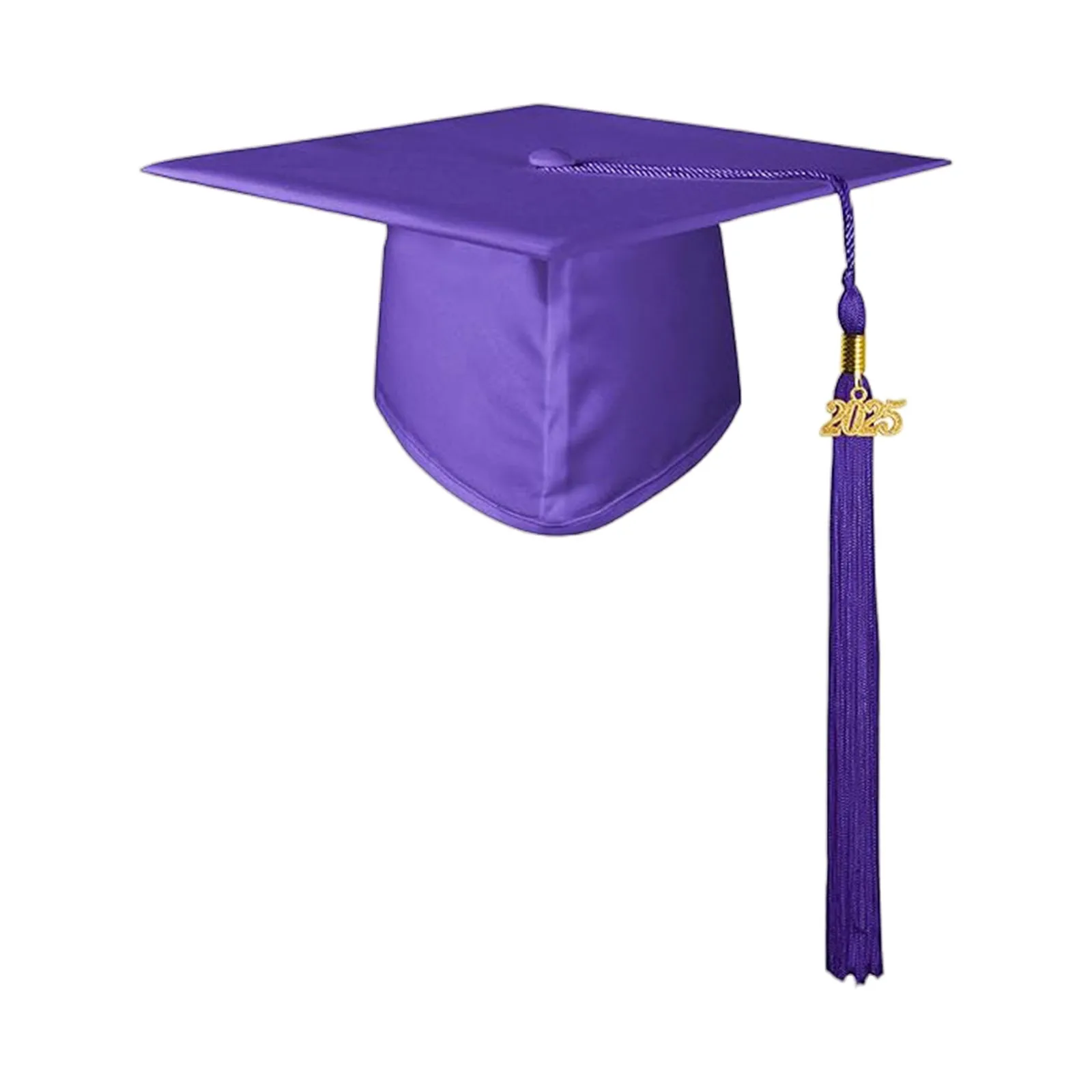 Tassel Bachelors Hat Graduation Cap With Adjustable Size Graduation Master Degree Ceremony Hats With Elastic Band Graduation