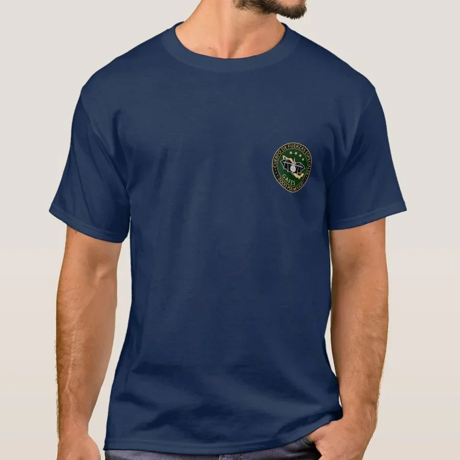 GAFE GAFES Mexican Special Forces T-Shirt 100% Cotton O-Neck Short Sleeve Summer Casual Mens T-shirt Streetwear