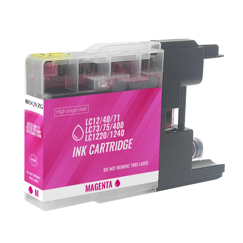 Cartucho de tinta IBOQVZG Compatible con Brother LC75 LC1240 LC1280 para Brother MFC J6510DW J6710 J6910DW J6710DW J430W J5910DW