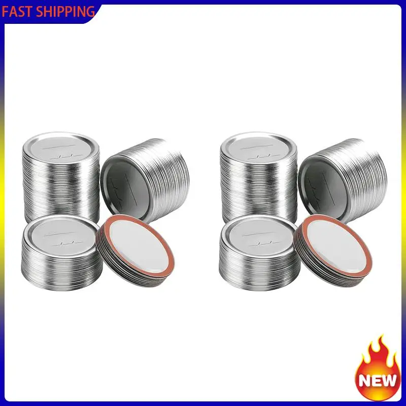Hot Trend-196 Count 70Mm Regular Mouth Canning Lids For Ball And Kerr Canning Lids - Split-Type Metal Jar Lids For Canning