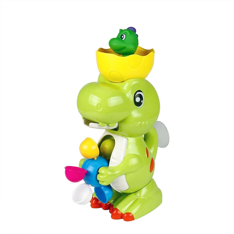 Jouets de Bain en Forme de Dinosaure, Cascade, Moulin à Vent, Livre d'Eau, pour Enfant, Amusant, Développement Sensoriel