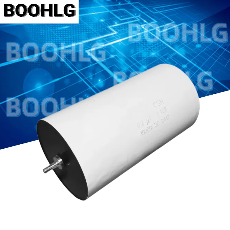 1PCS 0.2UF 30000V 200NF 30KV 204 30000VDC Polarity-free and inductive high voltage film capacitor