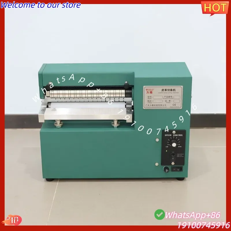 2026 WL-QZ01 Leather Slitter 1600rpm High Speed Multi Material Rubber Sponge Paper Compatible