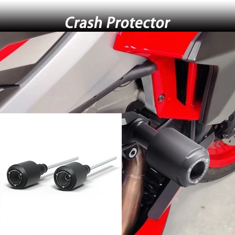 

Frame Slider Protector Anti Falling Rod Crash Frame Slider Protect Fit for Aprilia Shiver 750SL 2007-2017 & Shiver 900 2018-2021