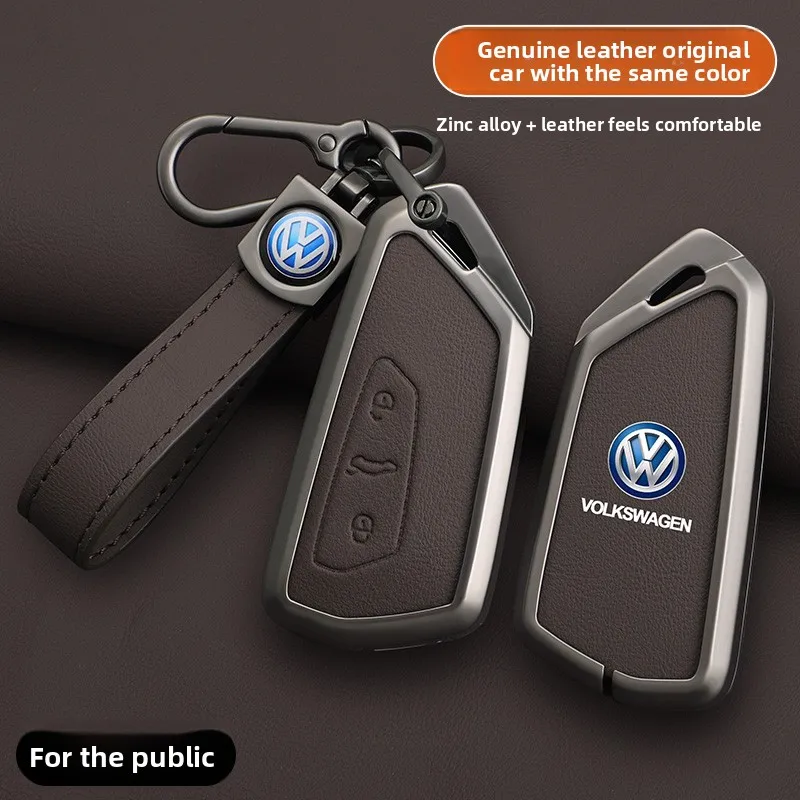 

Alloy Car Key Case Cover for VW Volkswagen Golf 7 8 Git MK8 ID.3 ID.4 Cupra Formentor Skoda Octavia A8 SEAT Leon MK4 2020 2021