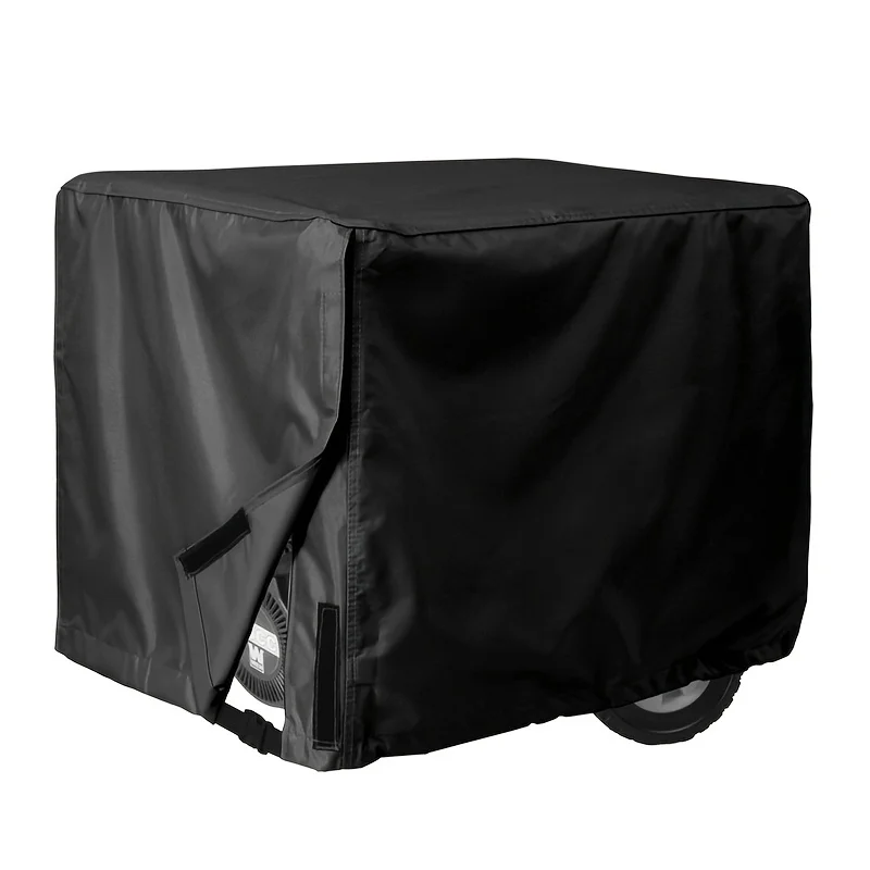 Durable and Versatile Generator Cover, Suitable for Most Models Ranging from 5000 to 10000 Watts, Black Color.