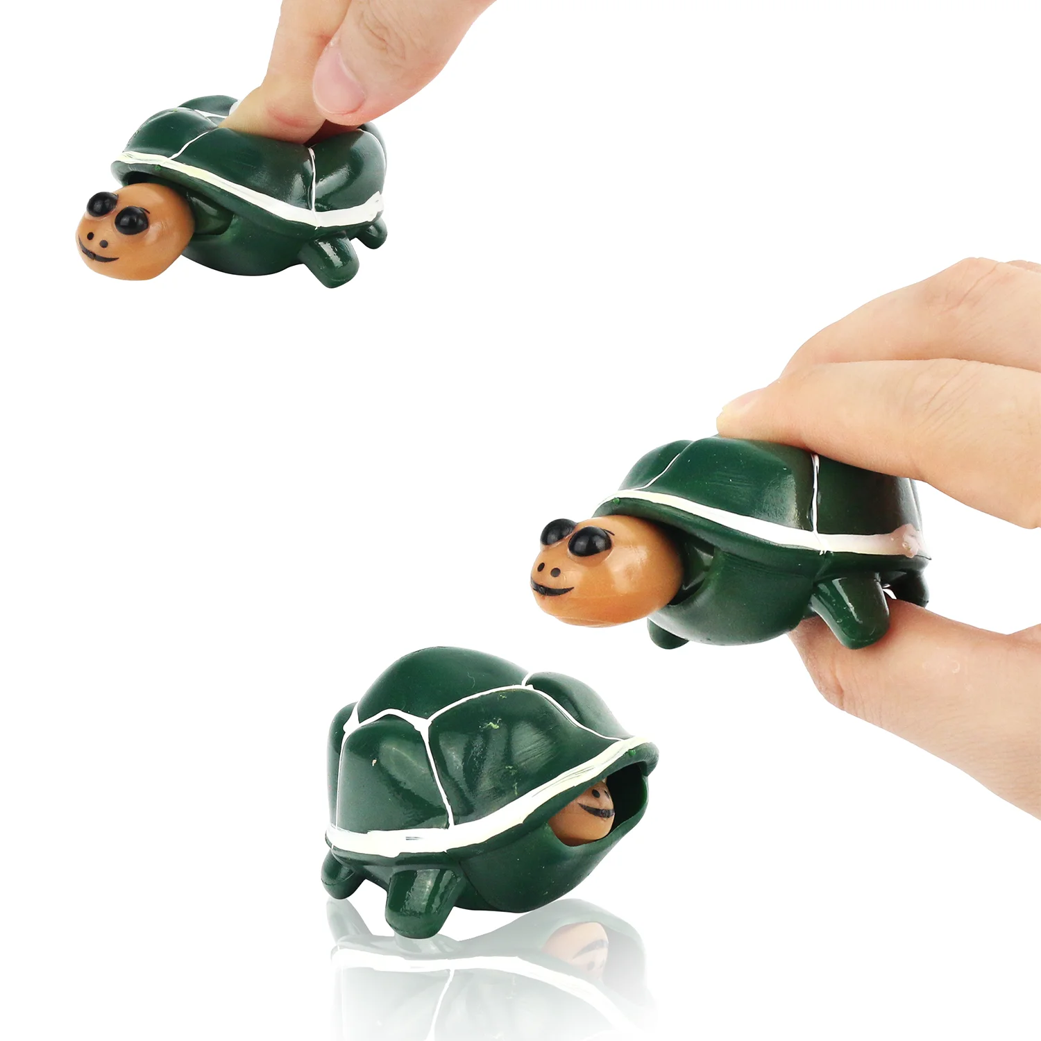 New and unique funny turtle with a retractable head, a toy for squeezing and releasing stress, and an adult stress relief toy