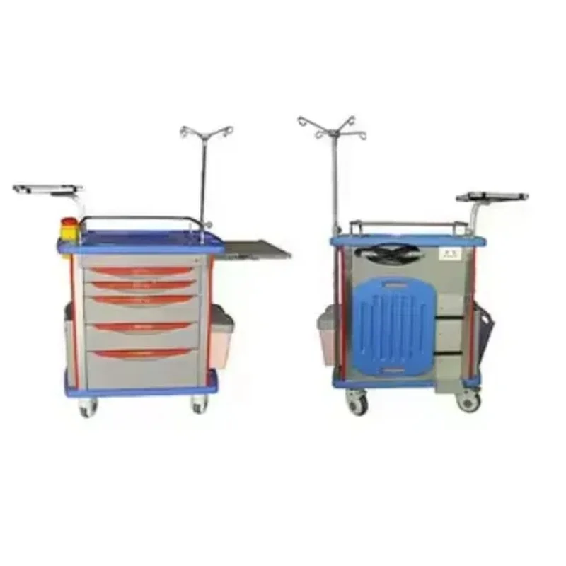 New SY-R058 Hospital Clinic Medicine Emergency With Drawers Trolley Tray ABS Treat Nursing Medical Cart
