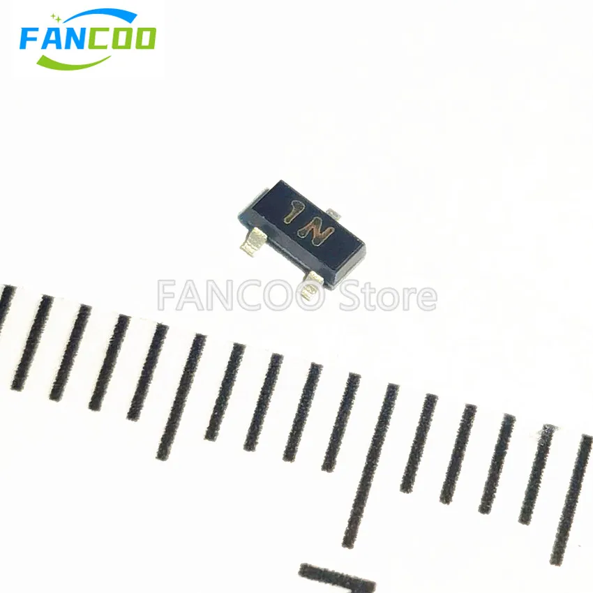 10pcs FMMTA14TA marking code 1N SOT-23 FMMTA14 A14 Transistor SOT23 NPN  DARLINGTON TRANSISTORS