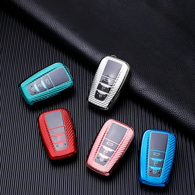 Pokrowiec na kluczyk zdalnego sterowania TPU do Toyota Corolla Prius Camry CHR C-HR RAV4 Altis Land Cruiser Prado Keyless