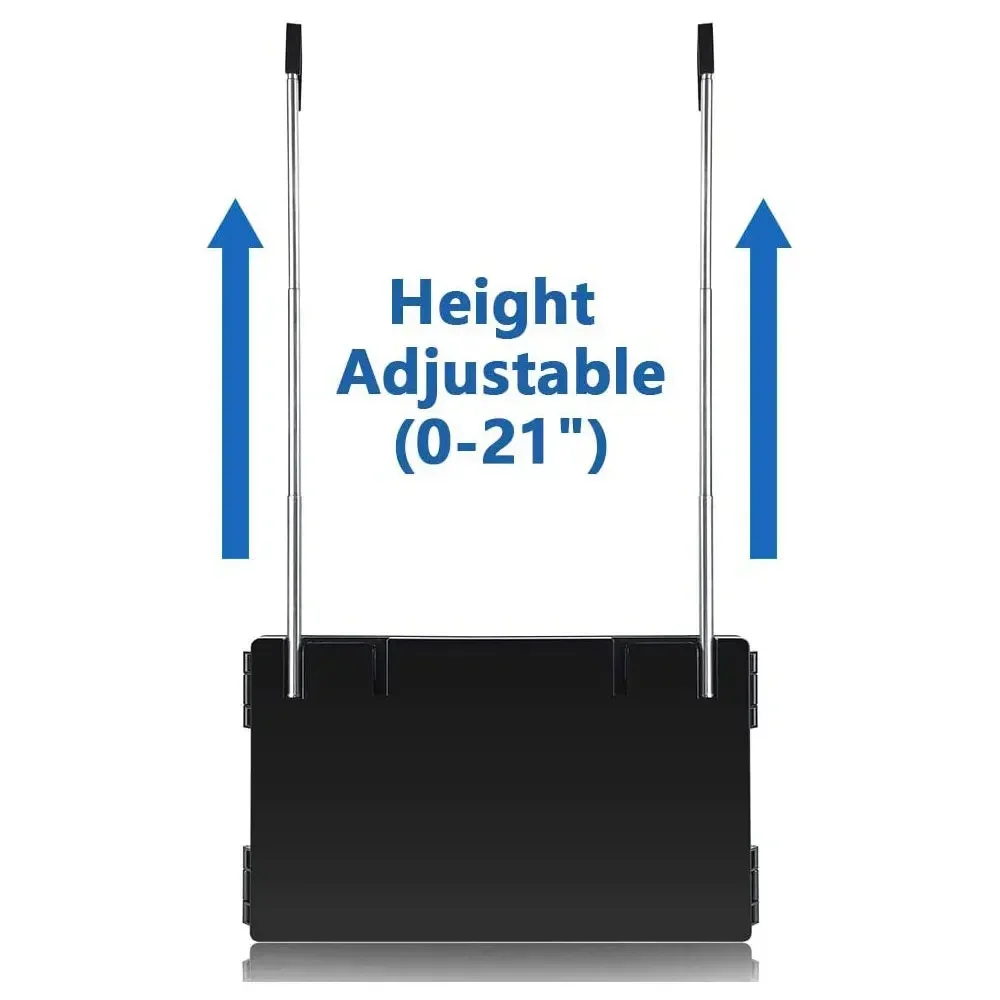 กระจกตัดผมด้วยตัวเองแบบ LED 3 ด้าน - 360 °   พับและยืดหดได้ ดีไซน์แบบชาร์จไฟได้เพื่อการมองเห็นด้านหลังศีรษะได้อย่างชัดเจนระหว่างการตัดผม