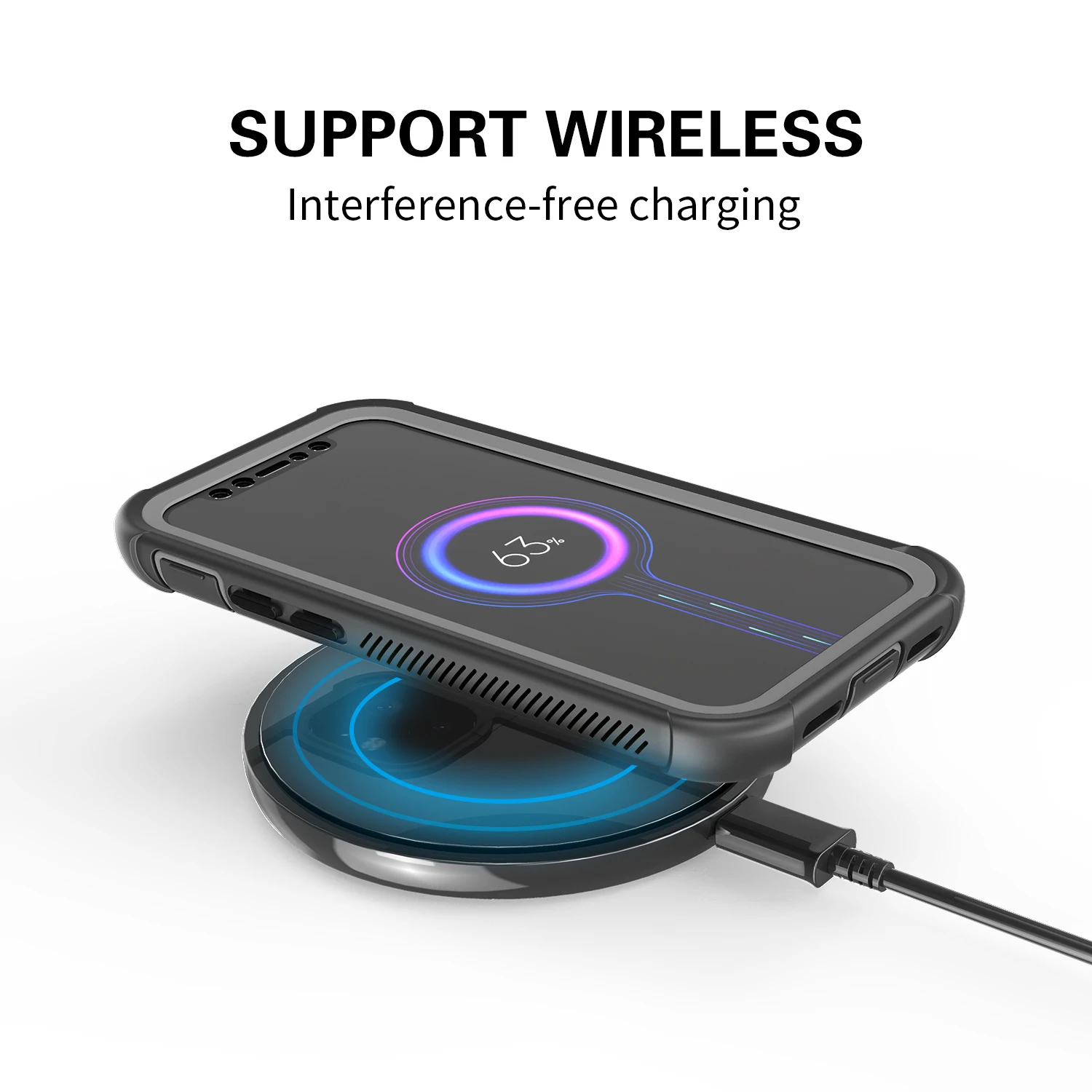 Shellbox Military Grade Protection Defender Case for iPhone 12 Mini Shockproof Heavy Duty Daul Layer Rugged Hybrid Armor Case