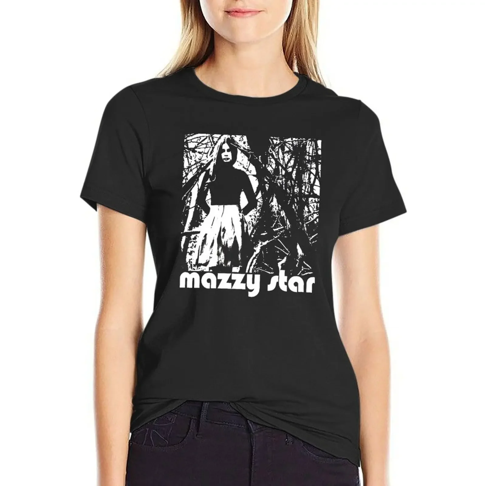 

mazzy star vintage T-Shirt customs Blouse graphics Short sleeve tee cute t-shirts for Women