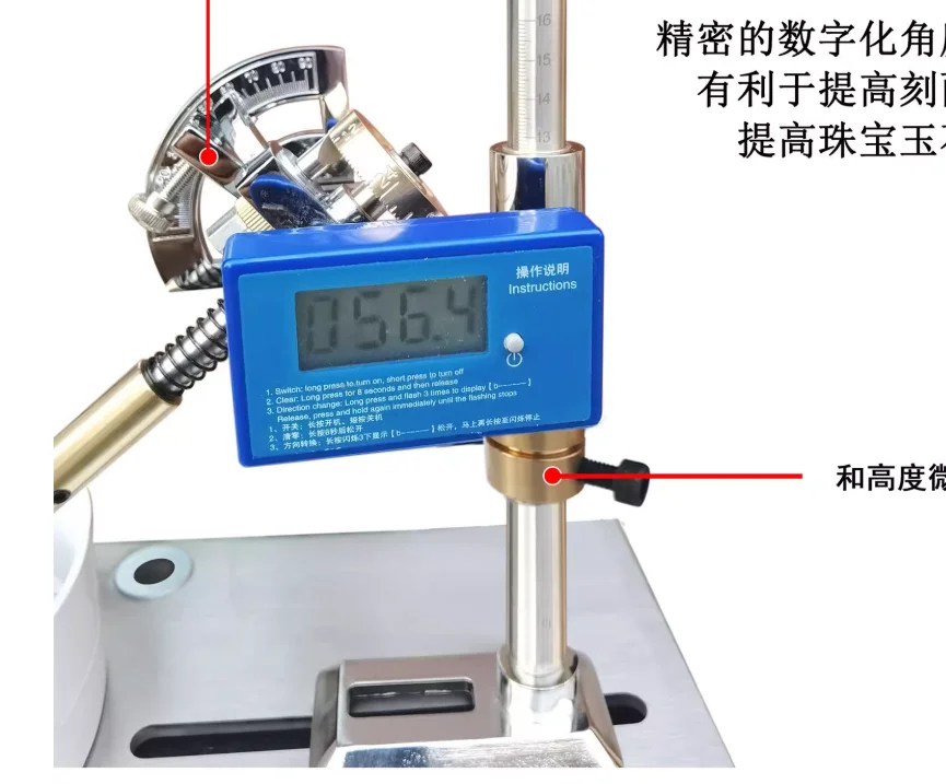 

Шлифовальный станок для драгоценных камней 180 Вт, бесступенчатое регулирование скорости с переменной частотой, оборудование для полировки лица с нефритовым кольцом для ювелирных изделий