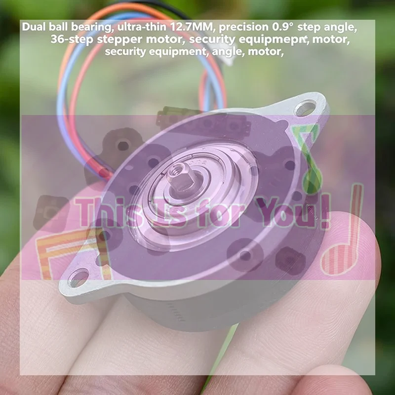 【MA】14HK0406-11N NEMA14 0.9 Degree Mini 36mm Round Thin Stepper Motor 2-Phase 4-Wire Stepping Motor For 3D Printer CNC Robot