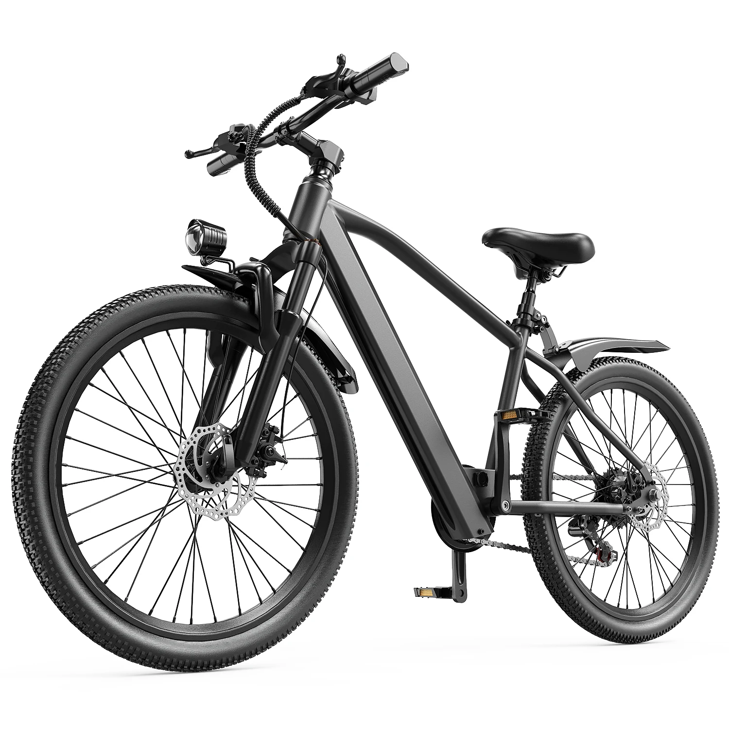 Aairsk GT300 E-Bike für Erwachsene mit integriertem herausnehmbarem Li-Ionen-Akku (36V10AH), NFC-Funktion und 26-Zoll-Reifen