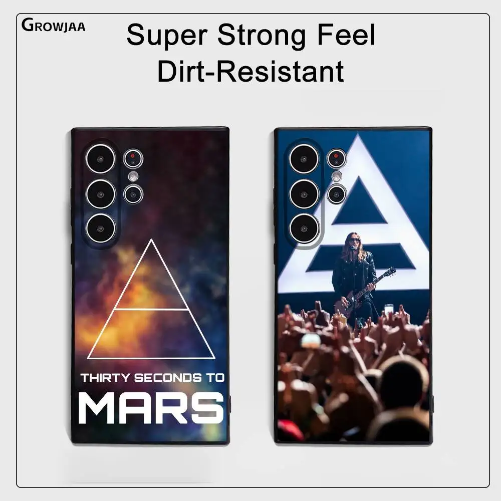 

Cool 30 Seconds to Mars Phone Case Samsung Galaxy S25 S24 S22 S23 Ultra S21 S20 Plus 5G Frosted Non-Slip Full Cover Soft Case