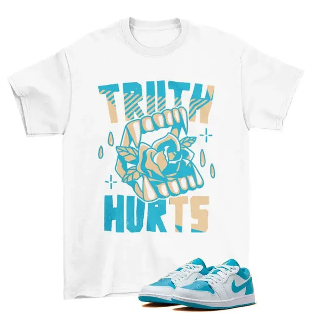 Camiseta Truth Aquatone a juego con Jordan 1 Low Aquatone