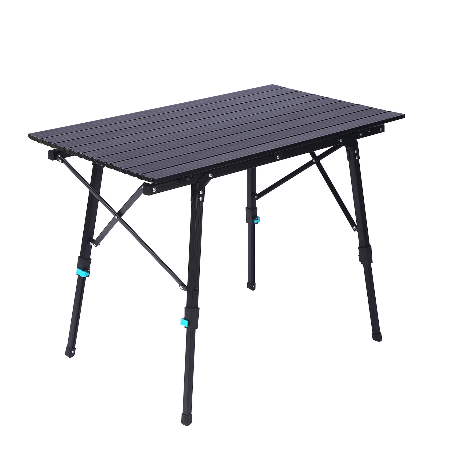 Outdoor Folding Table Aluminum Alloy Camping Style Rectangle Portable Outdoor Furniture Fast Delivery
